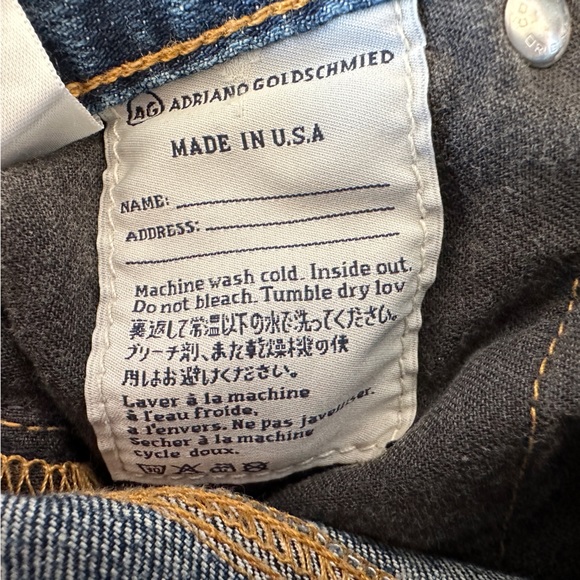 AG Adriano Goldschmied Anthropologie The Farrah 70’s Bell Bottom Jeans Sz 25 - Picture 9 of 10